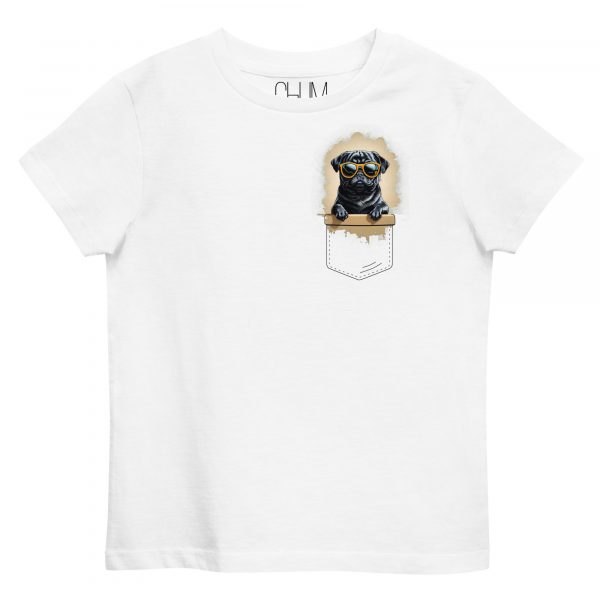 Cool Pug in a Pocket Shirt Kids