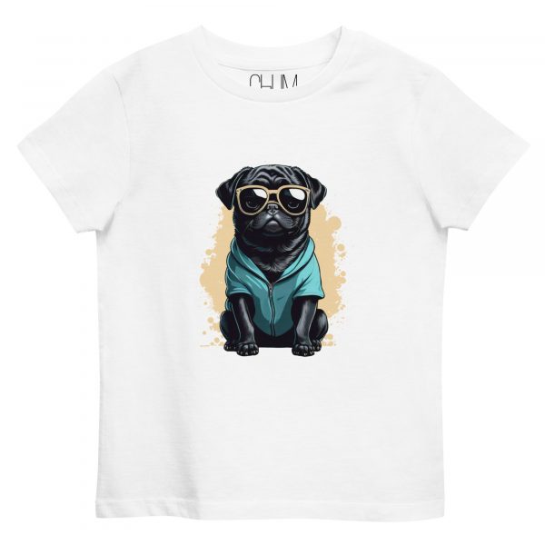 Cool Pug Shirt Kids – Bild 4