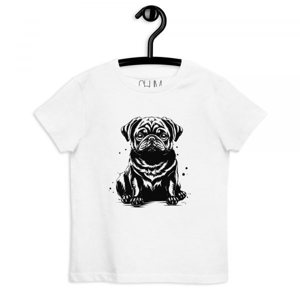 Black Pug Shirt Teens – Bild 3
