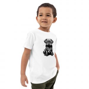 Black Pug Shirt Kids