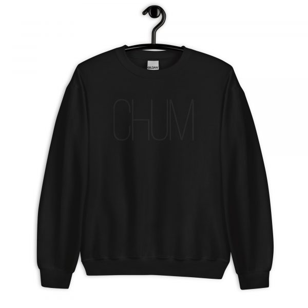 Chum Unisex-Pullover Black Invisible Edition gestickt – Bild 2