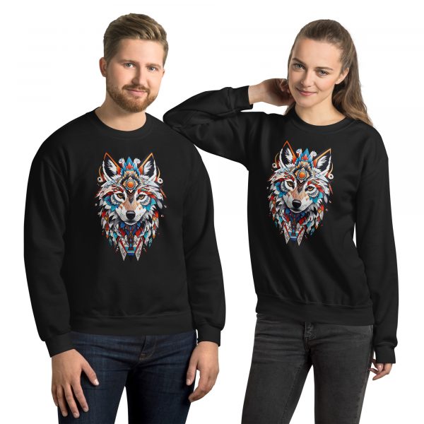 Spirit Animal Wolf Pullover – Bild 3