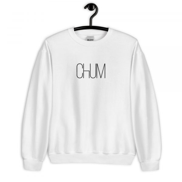 Chum Unisex-Pullover White Edition gestickt – Bild 2