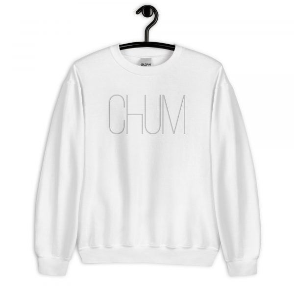 Chum Unisex-Pullover White Invisible Edition gestickt – Bild 2