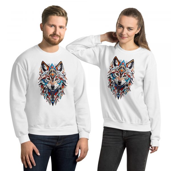 Spirit Animal Wolf Pullover – Bild 4
