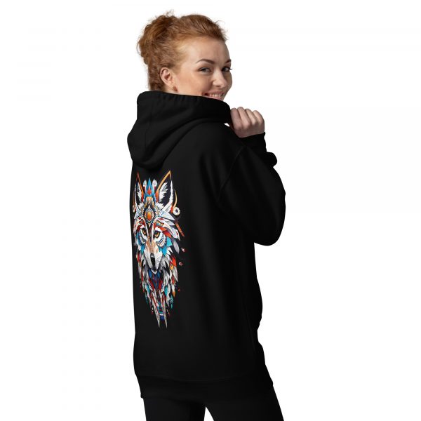 Spirit Animal Wolf Hoodie – Bild 4