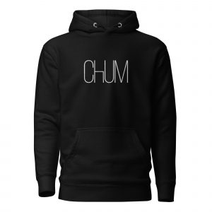 Chum Unisex-Hoodie Black Edition gestickt