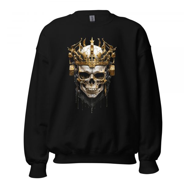 Golden King Skull Pullover – Bild 2