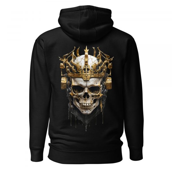 Golden King Skull Hoodie – Bild 2