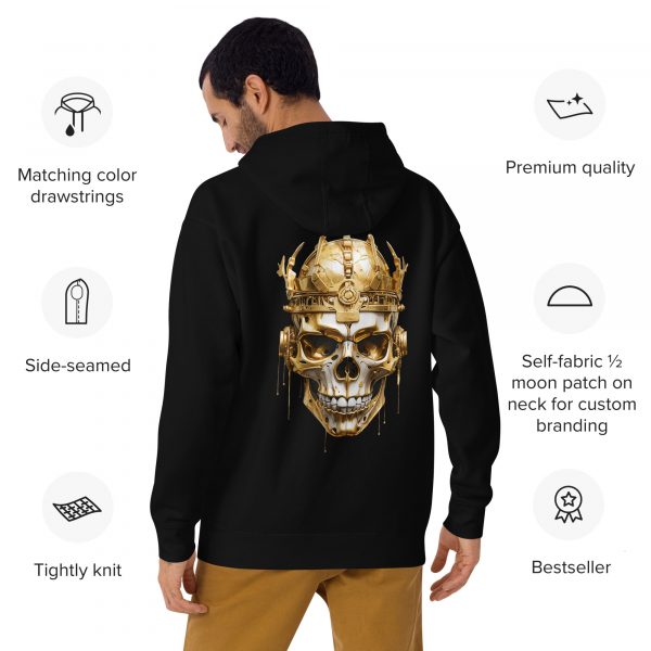 Golden Lord Skull Hoodie – Bild 4
