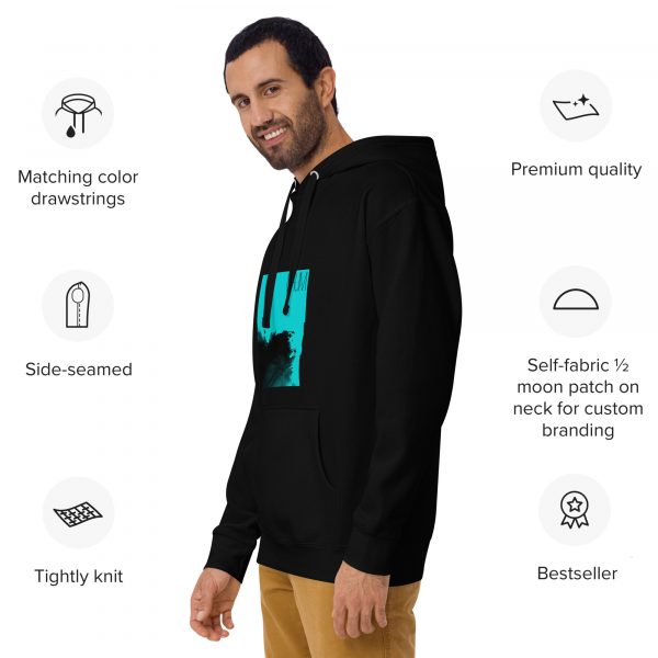 Chum Turquoise Square Hoodie – Bild 5