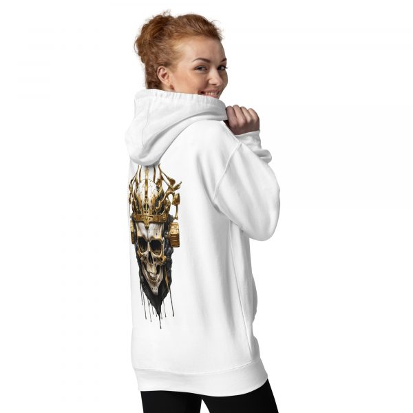 Golden King Skull Hoodie – Bild 8