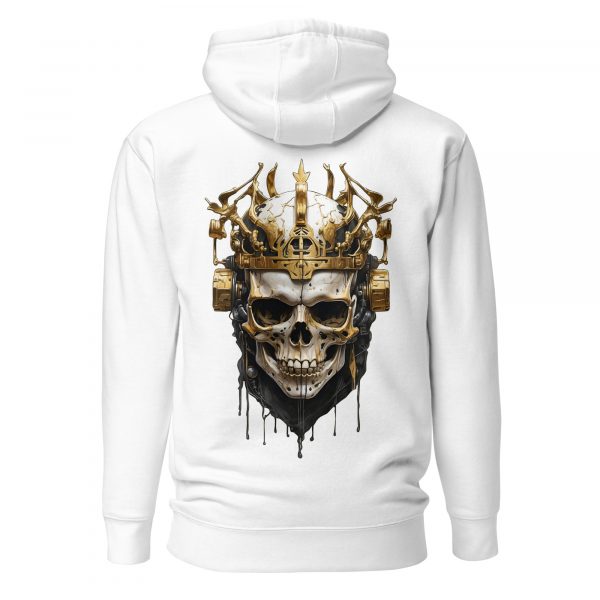 Golden King Skull Hoodie – Bild 6