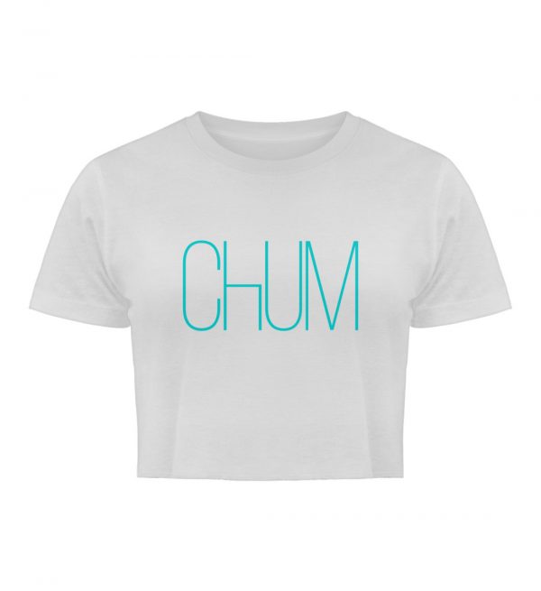 Chum Crop Top Türkis - Damen Organic Crop Top-3