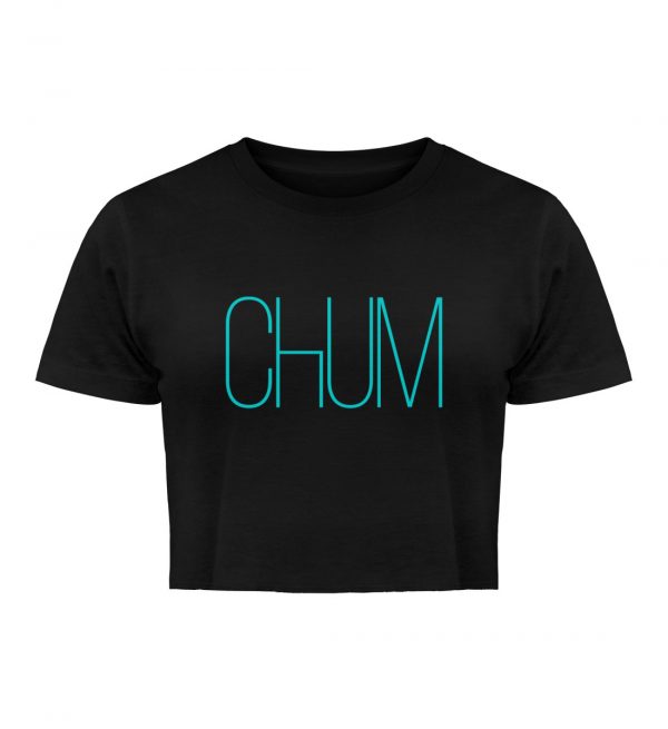 Chum Crop Top Türkis - Damen Organic Crop Top-16