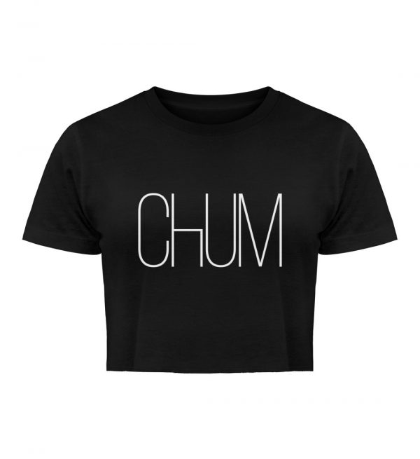 Chum Crop Top Black - Damen Organic Crop Top-16