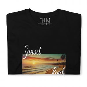 Sunset Beach T-Shirt Black