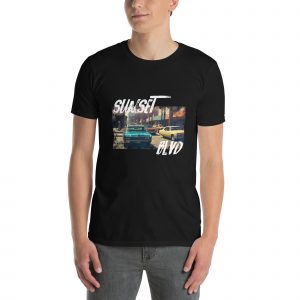 Sunset BLVD T-Shirt Black