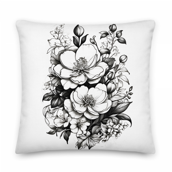 Flower-Girl Premium-Kissen – Bild 2