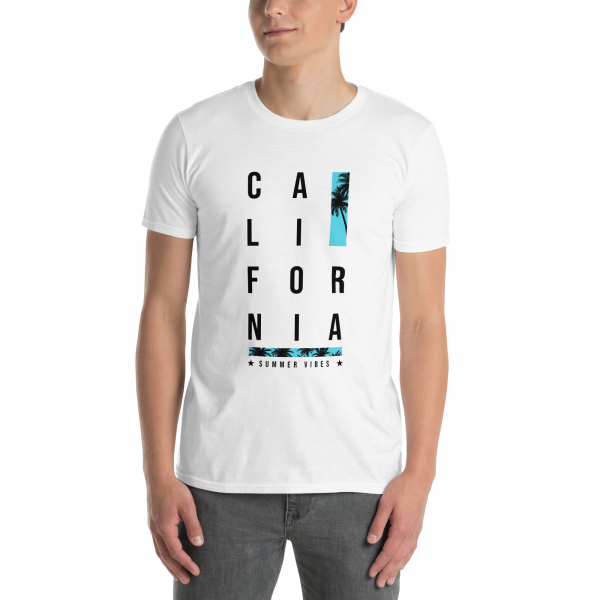 California Summer Vibes T-Shirt white – Bild 3