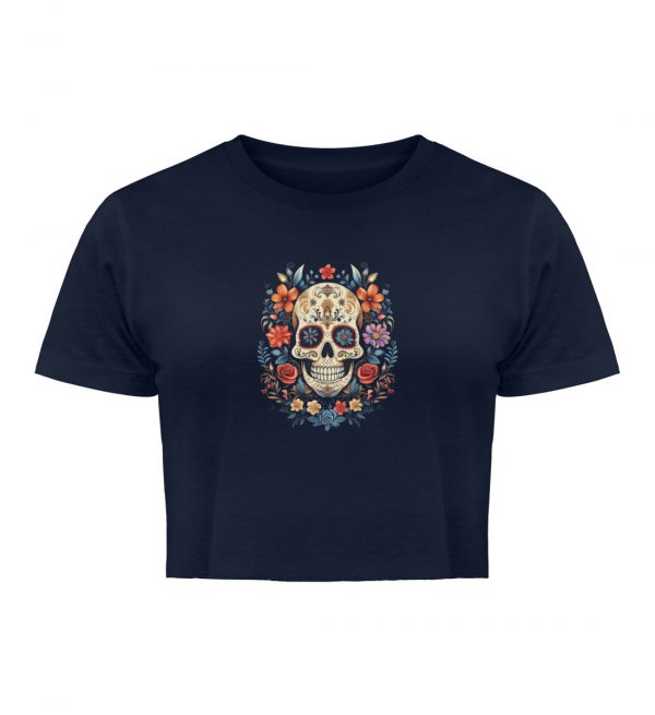 De Los Muertos Crop-Top - Damen Organic Crop Top-6959