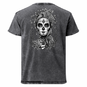 Santa Muerte Denim-T-Shirt