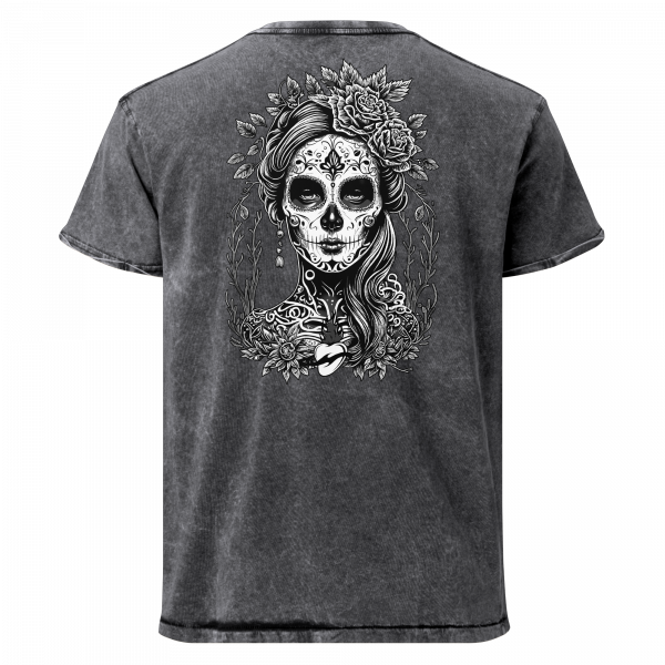 Santa Muerte Denim-T-Shirt