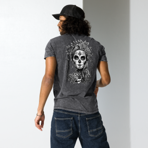 Santa Muerte Denim-T-Shirt