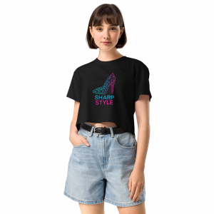 Sharp Style Crop-Top