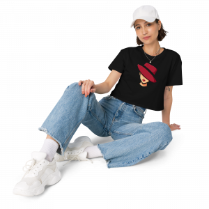 Red Hat Crop-Top