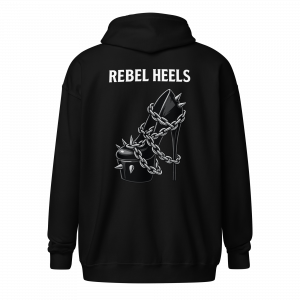 Rebel Heels Zipper Hoodie