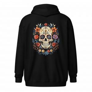 De Los Muertos Zipper Hoodie