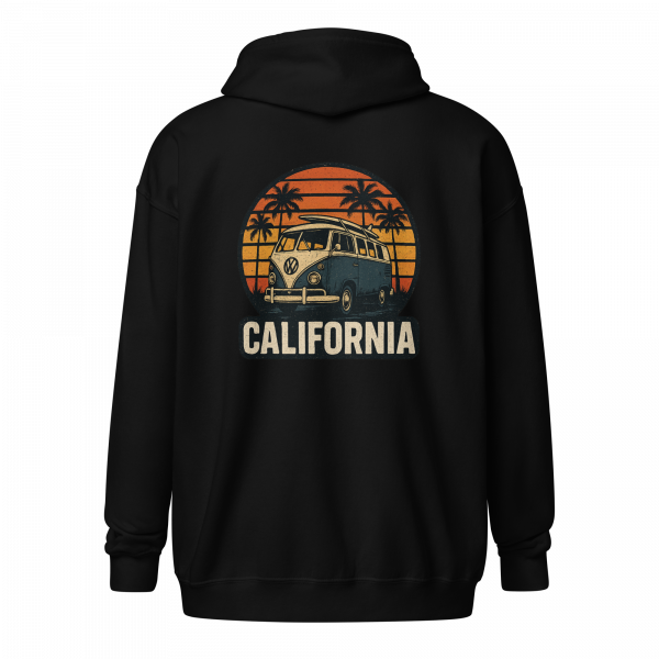 Surf Bus Zipper Hoodie