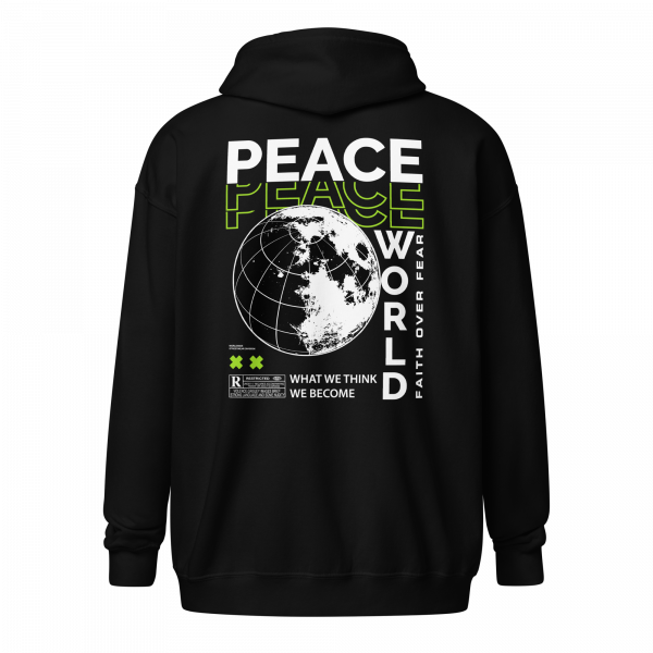 Peace Zipper Hoodie