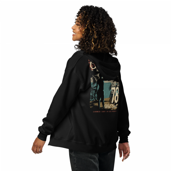 Beach of California Zipper Hoodie – Bild 4