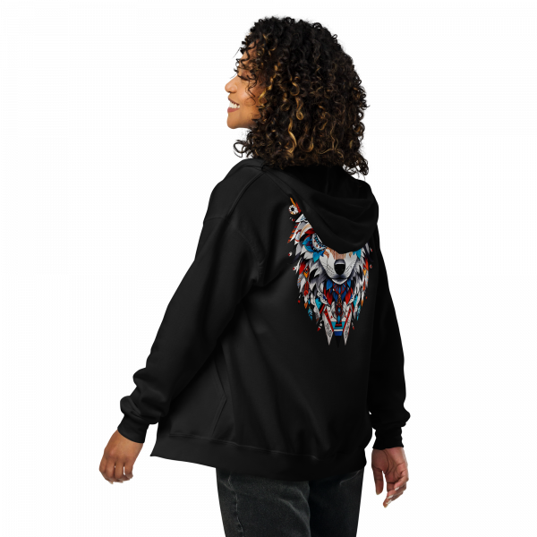 Spirit Fox Zipper Hoodie – Bild 2