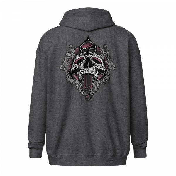 Ace Skull Zipper Hoodie – Bild 7