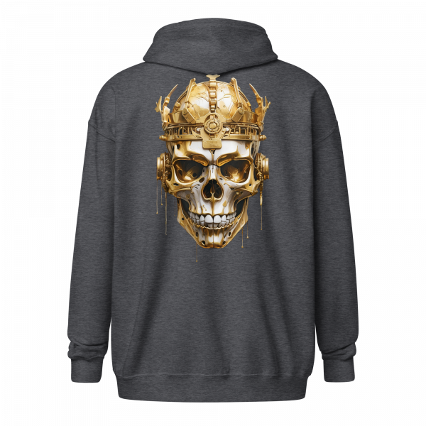 Golden Skull Zipper Hoodie – Bild 9