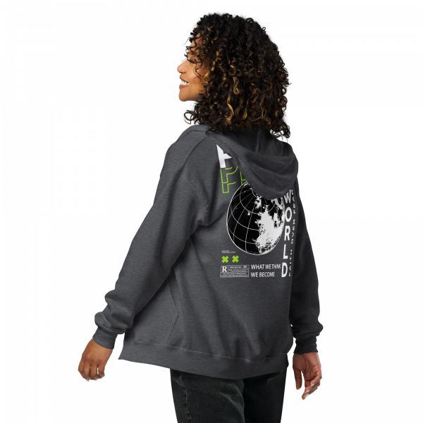 Peace Zipper Hoodie – Bild 3