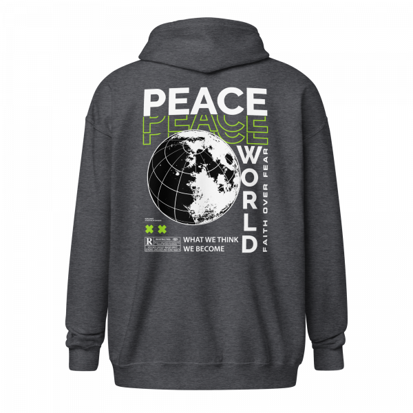 Peace Zipper Hoodie – Bild 6