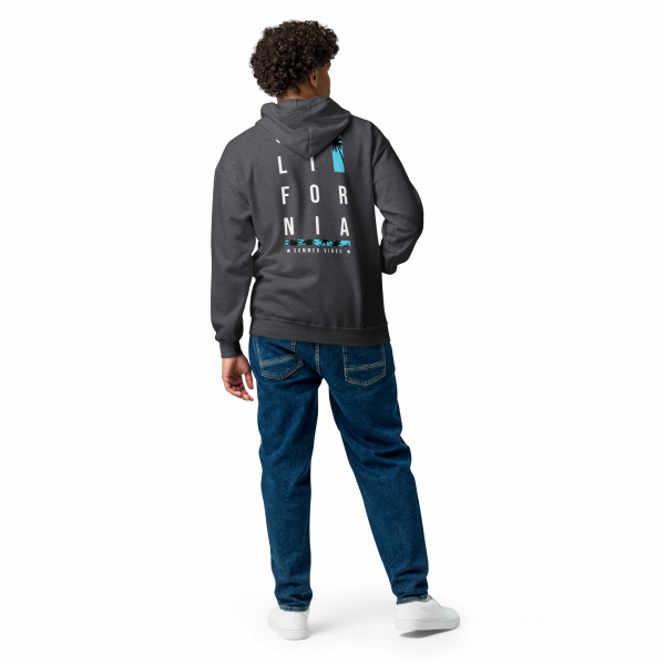California Dark Zipper Hoodie – Bild 4