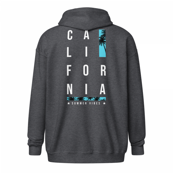 California Dark Zipper Hoodie – Bild 7