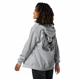 Santa Muerte Zipper Hoodie