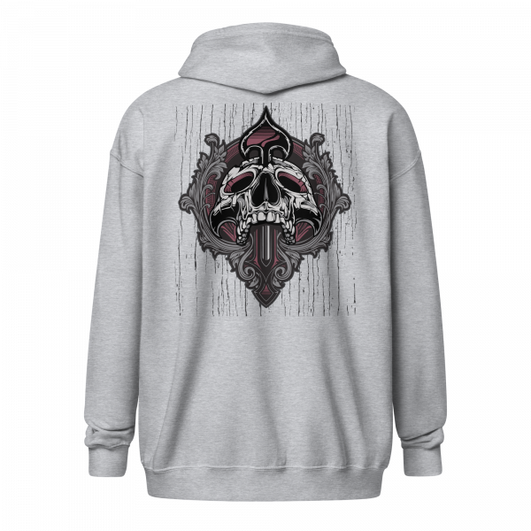Ace Skull Zipper Hoodie – Bild 9