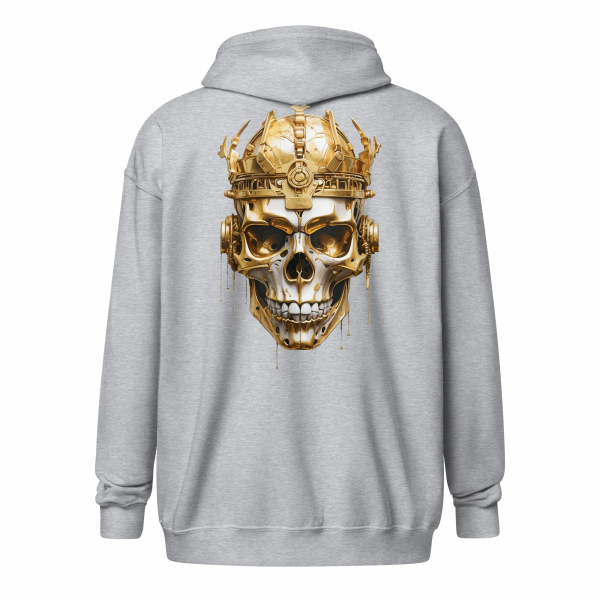 Golden Skull Zipper Hoodie – Bild 11