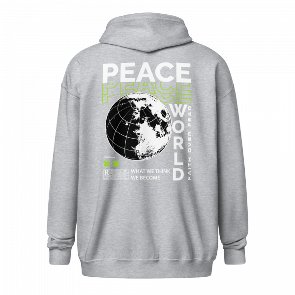 Peace Zipper Hoodie – Bild 8