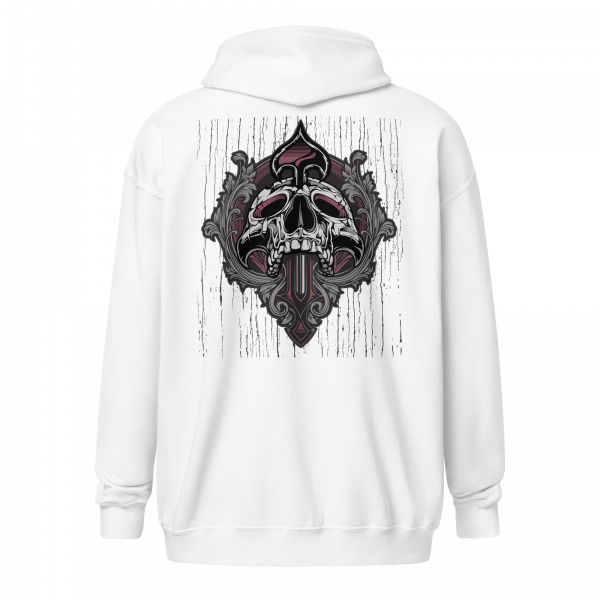 Ace Skull Zipper Hoodie – Bild 11