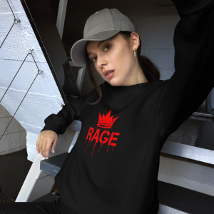 RAGE Red Crown Pullover