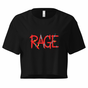 RAGE Black Crop-Top