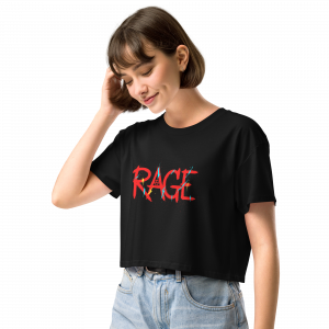 RAGE Black Crop-Top